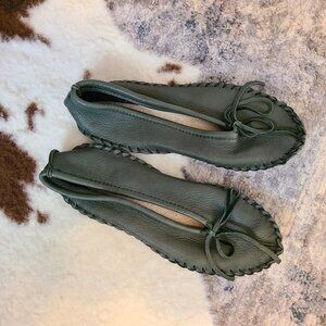 Hides in Hand leather original ballet slipper